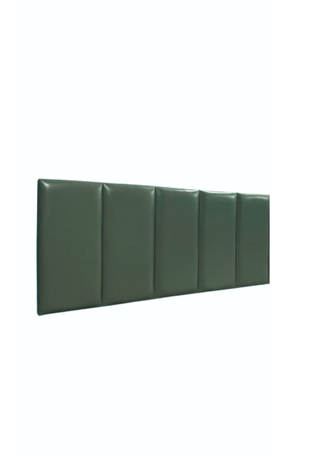 Cabeceira Estofada Queen 5 Blocos Não é Segredo Courvin Verde 160x60