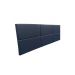 Cabeceira Estofada Queen 6 Blocos Não é Segredo Courvin Azul Marinho 160x60