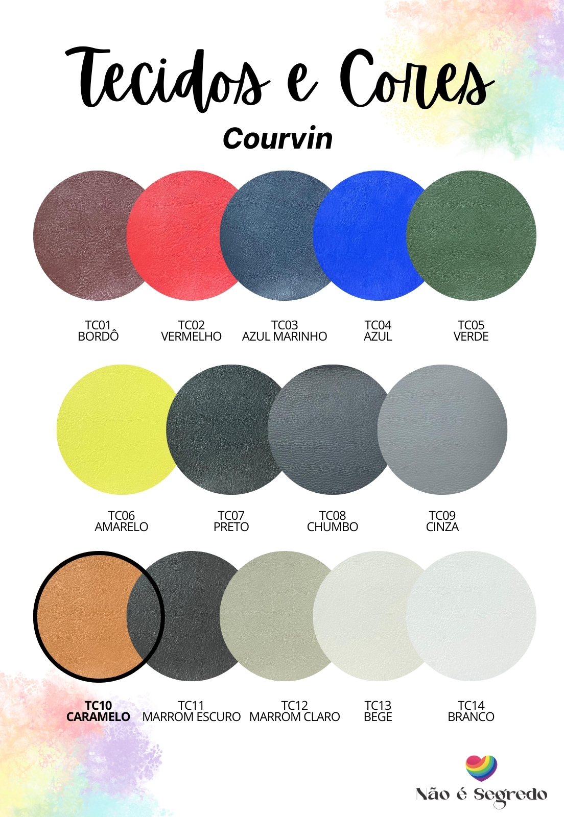 Cabeceira Estofada Queen 6 Blocos Não é Segredo Courvin Caramelo 160x60