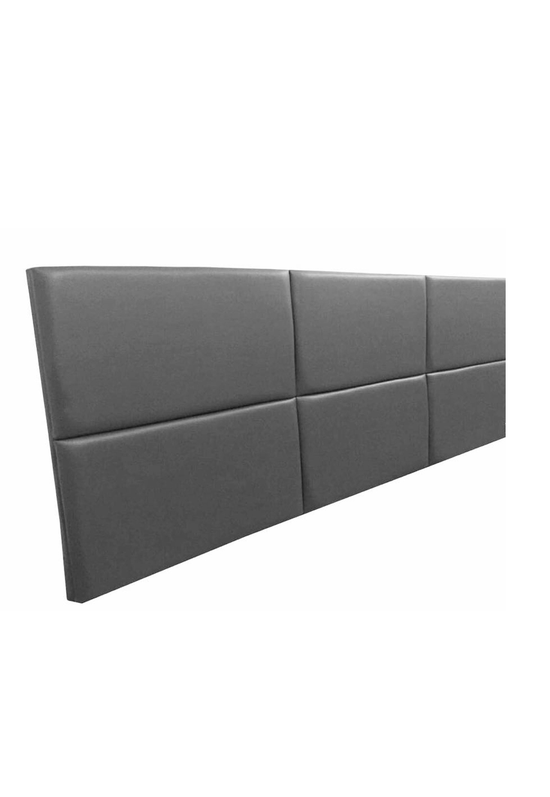 Cabeceira Estofada Queen 6 Blocos Não é Segredo Courvin Cinza 160x60