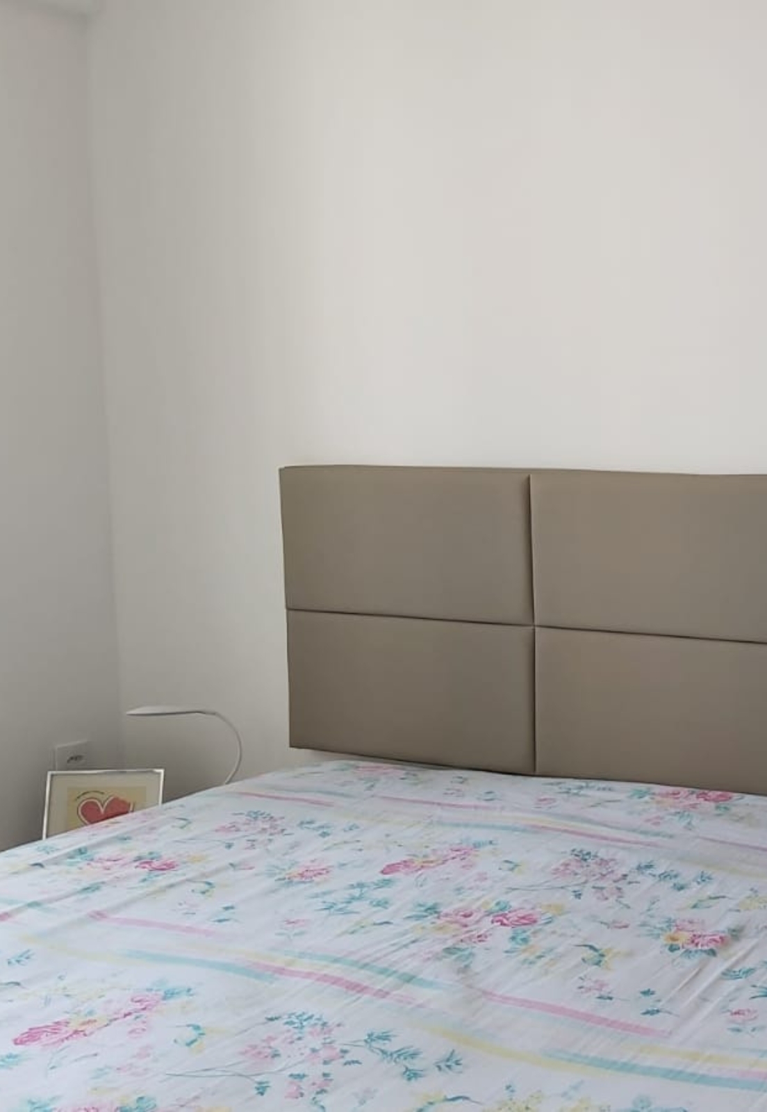 Cabeceira Estofada Queen 6 Blocos Não é Segredo Courvin Marrom Claro 160x60