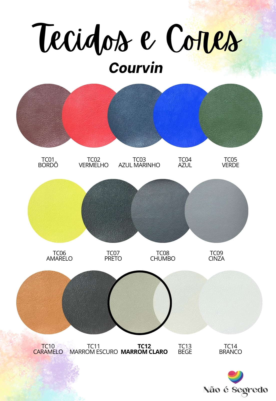 Cabeceira Estofada Queen 6 Blocos Não é Segredo Courvin Marrom Claro 160x60