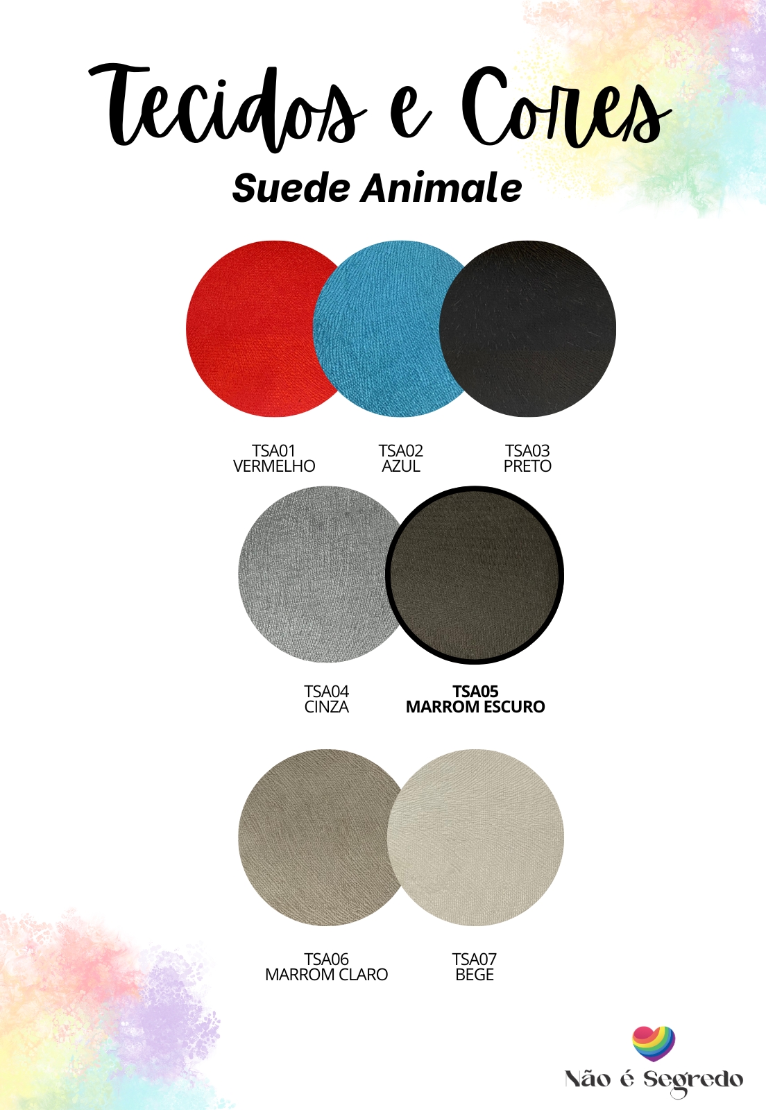 Cabeceira Estofada Queen 6 Blocos Não é Segredo Suede Animale Marrom Escuro 160x60