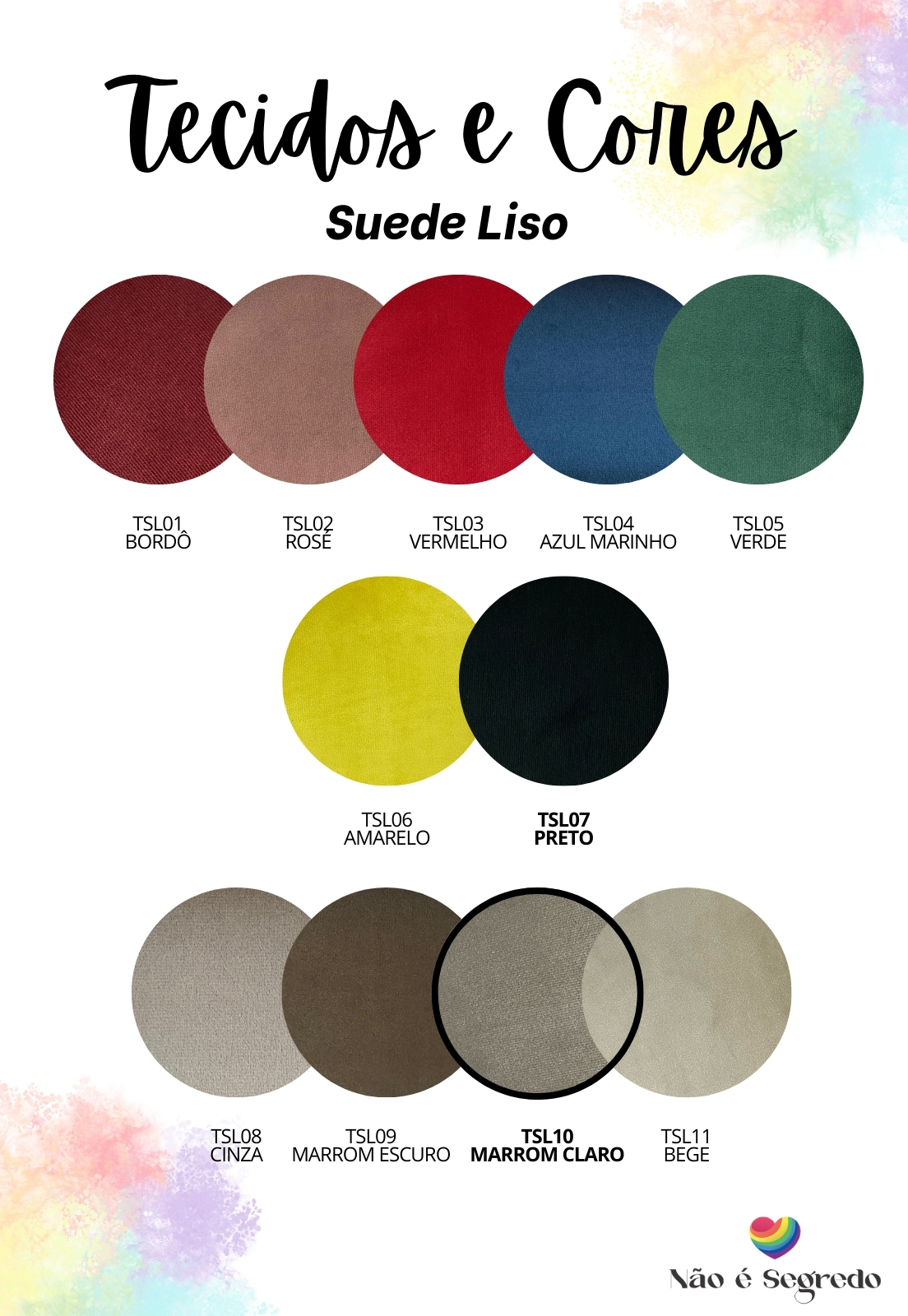 Cabeceira Estofada Queen 6 Blocos Não é Segredo Suede Liso Marrom Claro 160x60