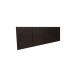 Cabeceira Estofada Queen 8 Blocos Não é Segredo Suede Amassado Marrom Escuro 160x60