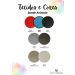Cabeceira Estofada Queen 8 Blocos Não é Segredo Suede Animale Azul 160x60