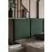 Cabeceira Estofada Queen 8 Blocos Não é Segredo Suede Liso Verde 160x60