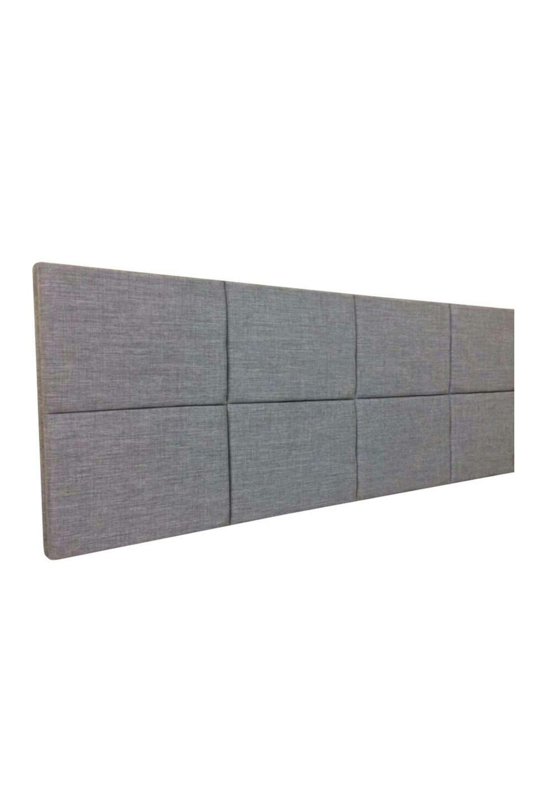 Cabeceira Estofada Queen 8 Blocos Não é Segredo Veludo Austin Cinza 160x60