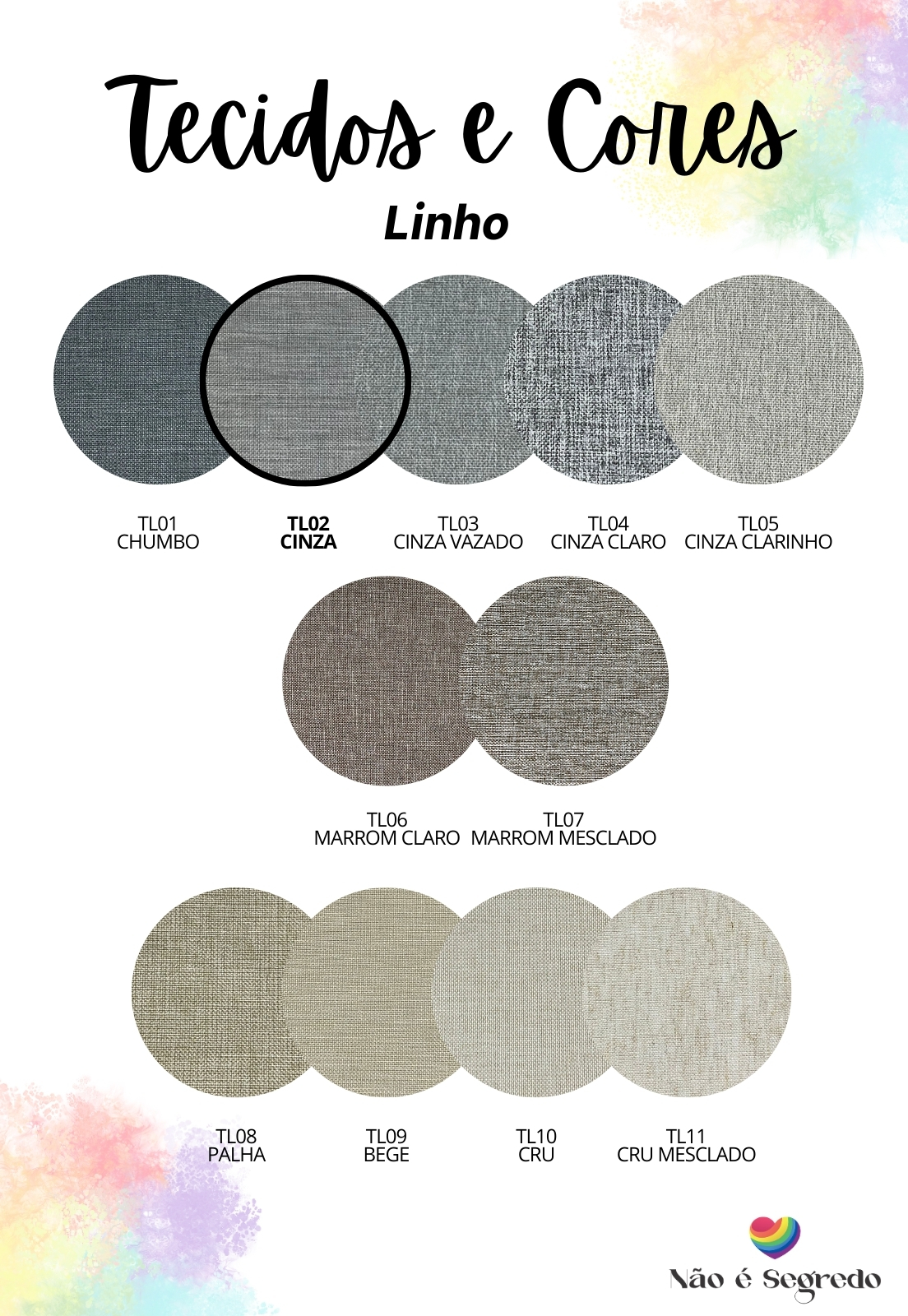 Cabeceira Estofada Queen Orgânica Não é Segredo Linho Cinza 160x120