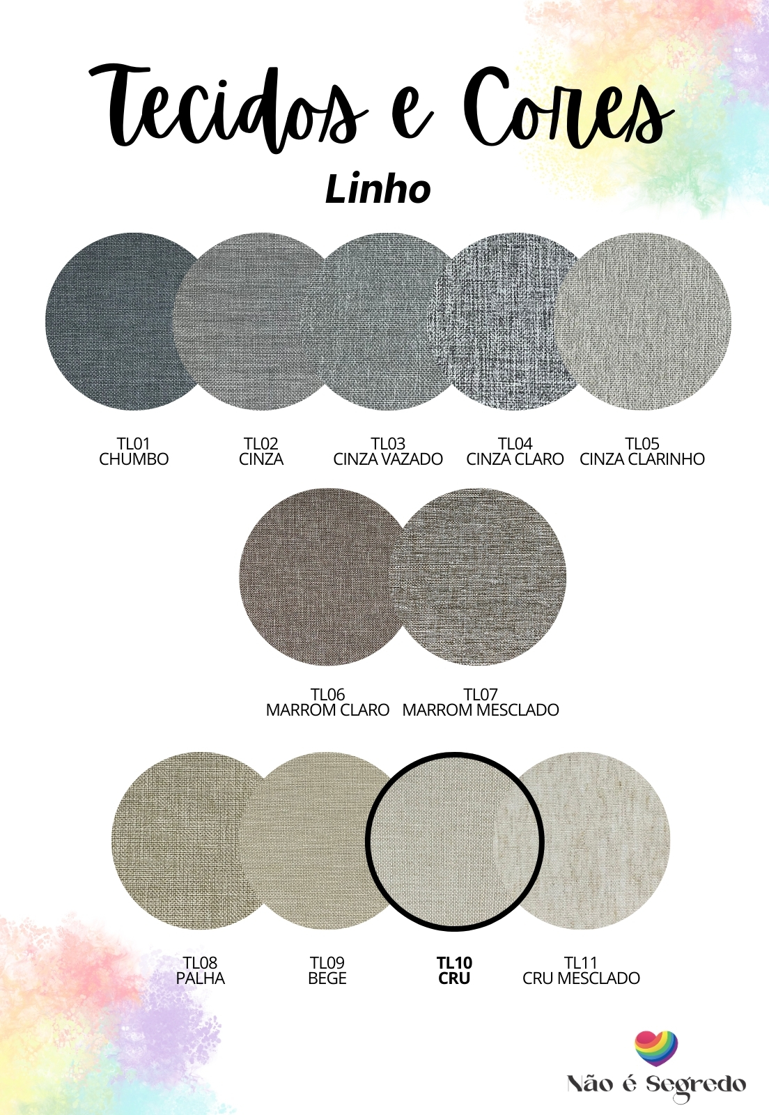 Cabeceira Estofada Queen Orgânica Não é Segredo Linho Cru 160x60