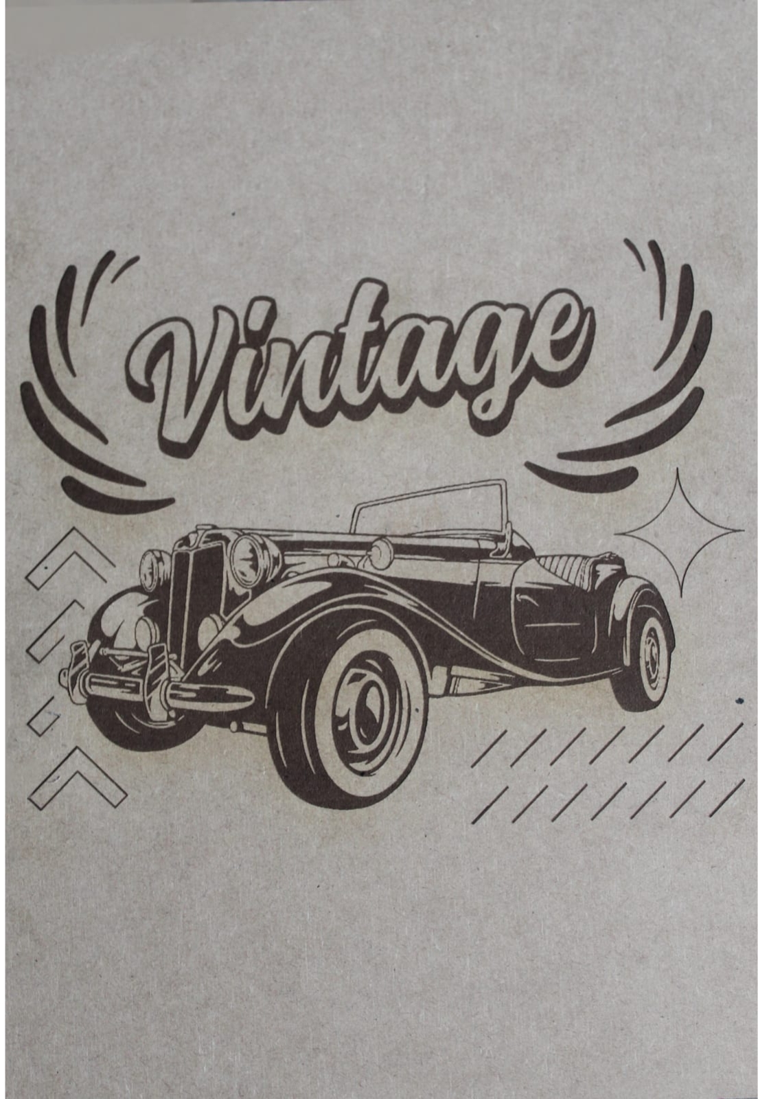 Placa Decorativa Adesiva Não é Segredo Carro MDF 30x40 NS0404