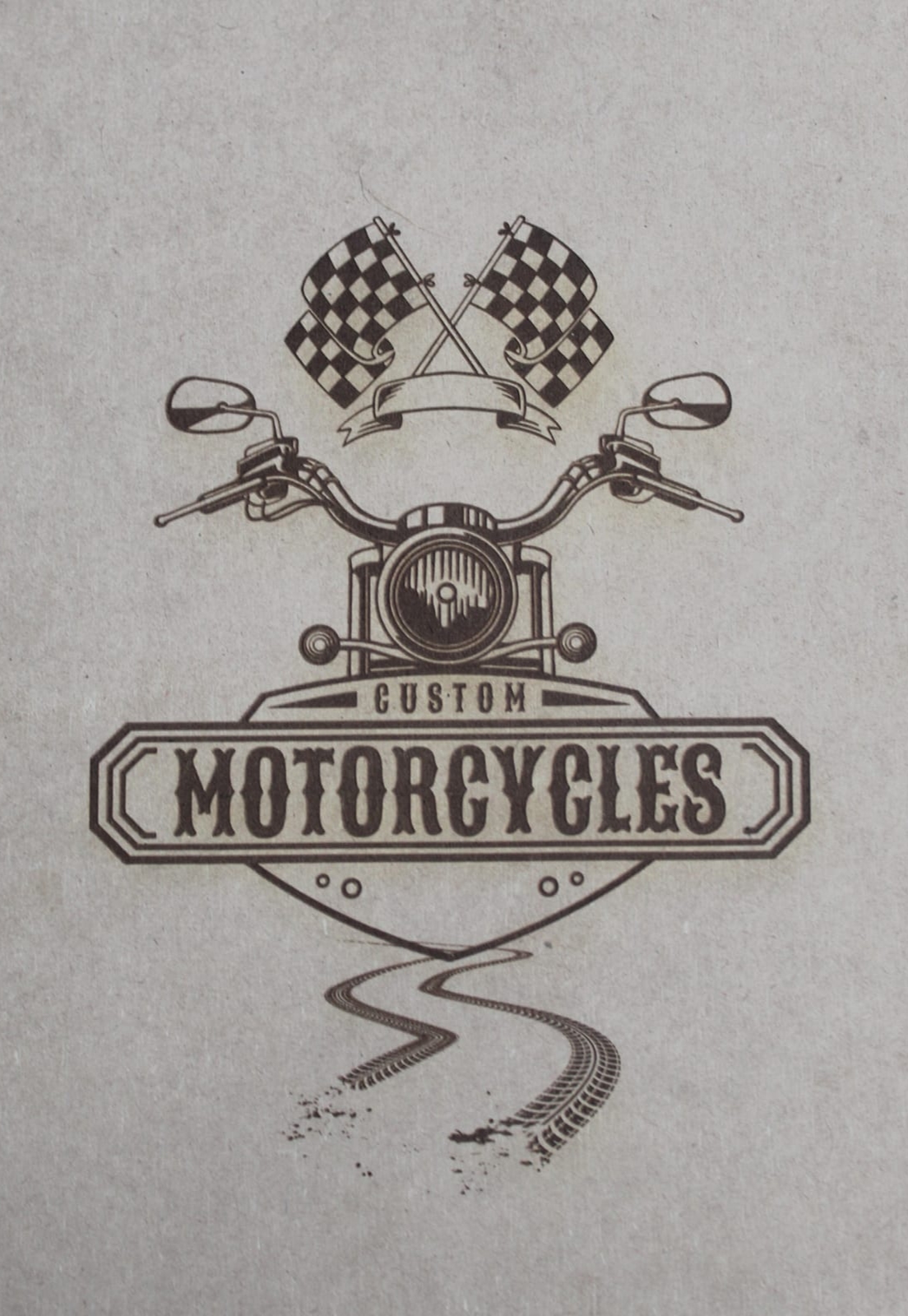 Placa Decorativa Adesiva Não é Segredo Moto MDF 30x40 NS0401