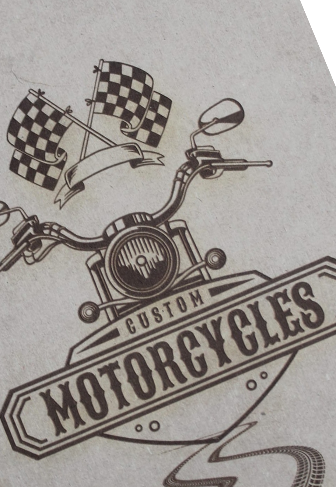 Placa Decorativa Adesiva Não é Segredo Moto MDF 30x40 NS0401
