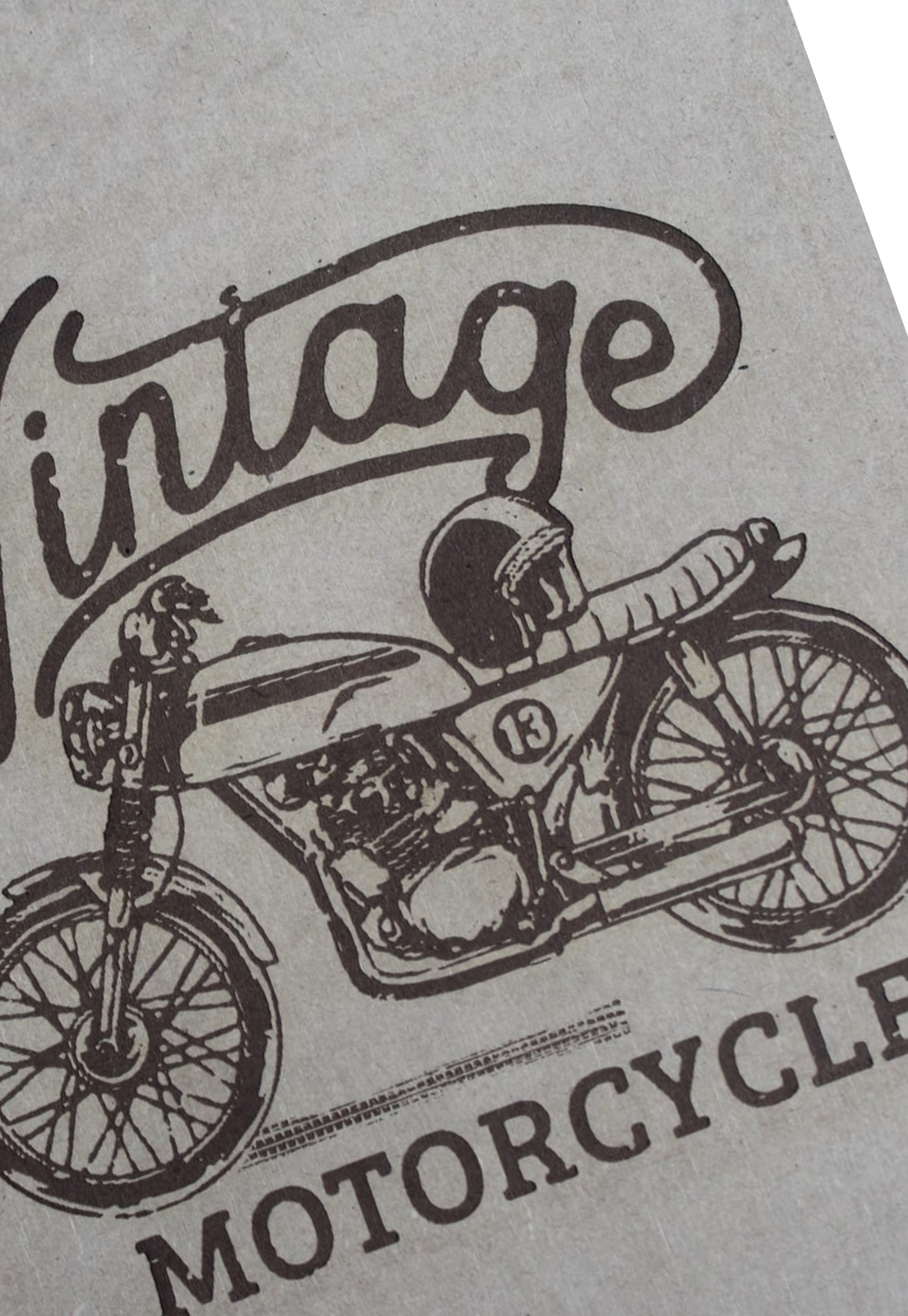 Placa Decorativa Adesiva Não é Segredo Moto MDF 30x40 NS0403