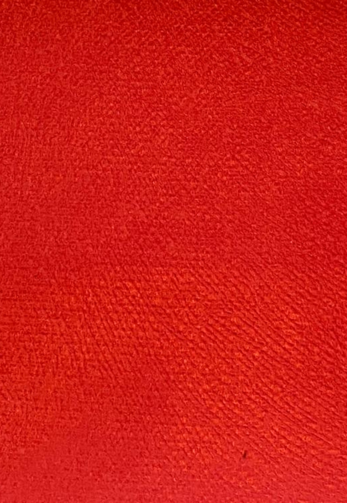 Puff Pé Palito Quadrado Não é Segredo Suede Animale Vermelho 40x45