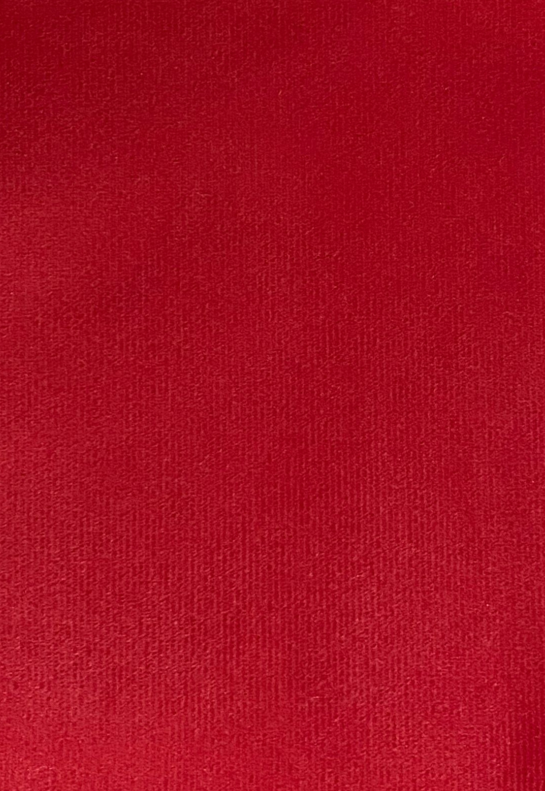 Puff Pé Palito Quadrado Não é Segredo Veludo Vermelho 40x45