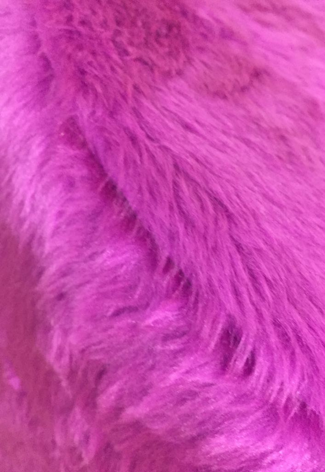 Puff Pé Palito Redondo Não é Segredo Astracan Pelúcia Roxo 40x45