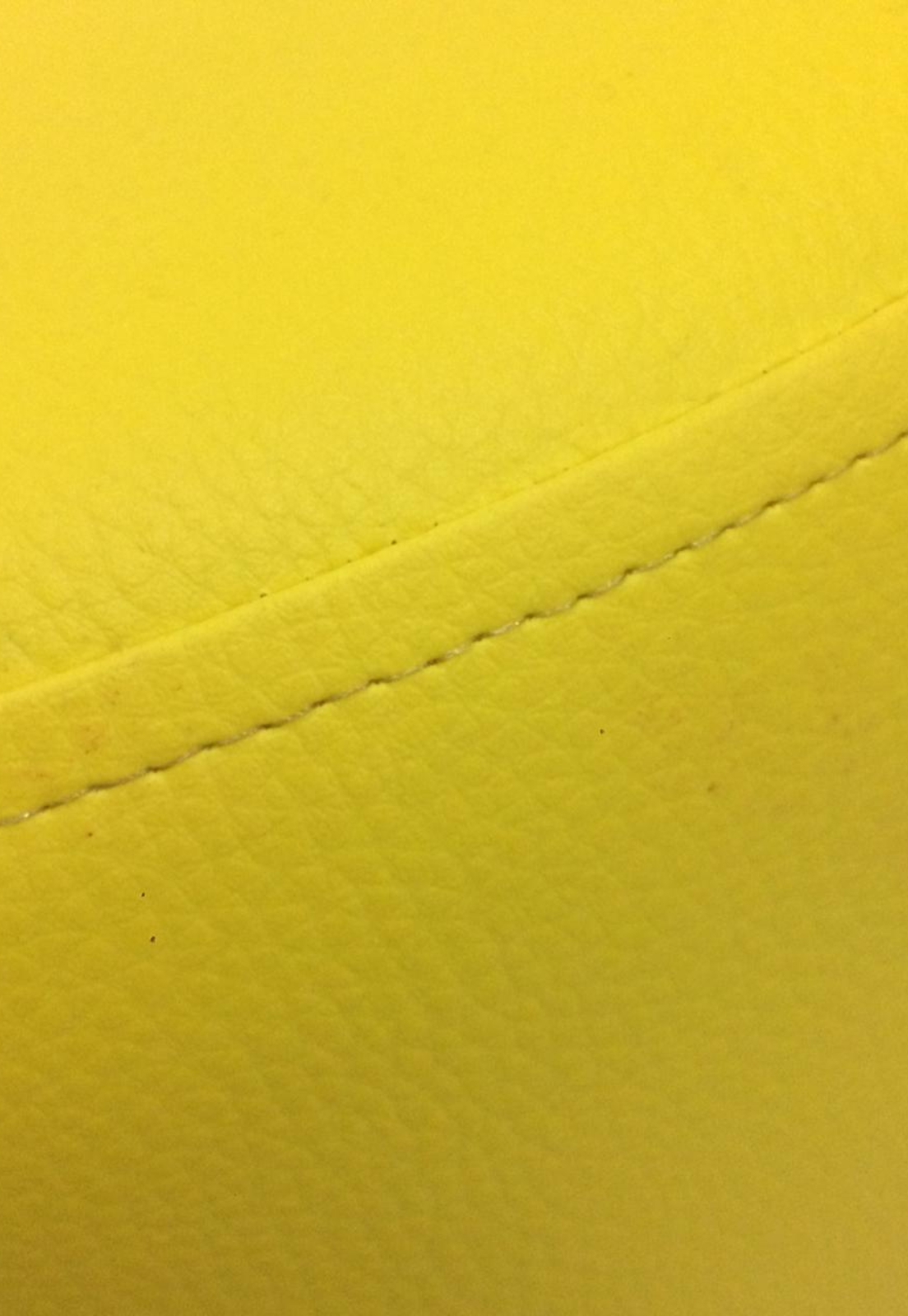 Puff Pé Palito Redondo Não é Segredo Courvin Amarelo 40x45