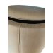 Puff Redondo Baú Não é Segredo Debrum Linho Bege 54x60 NS0607