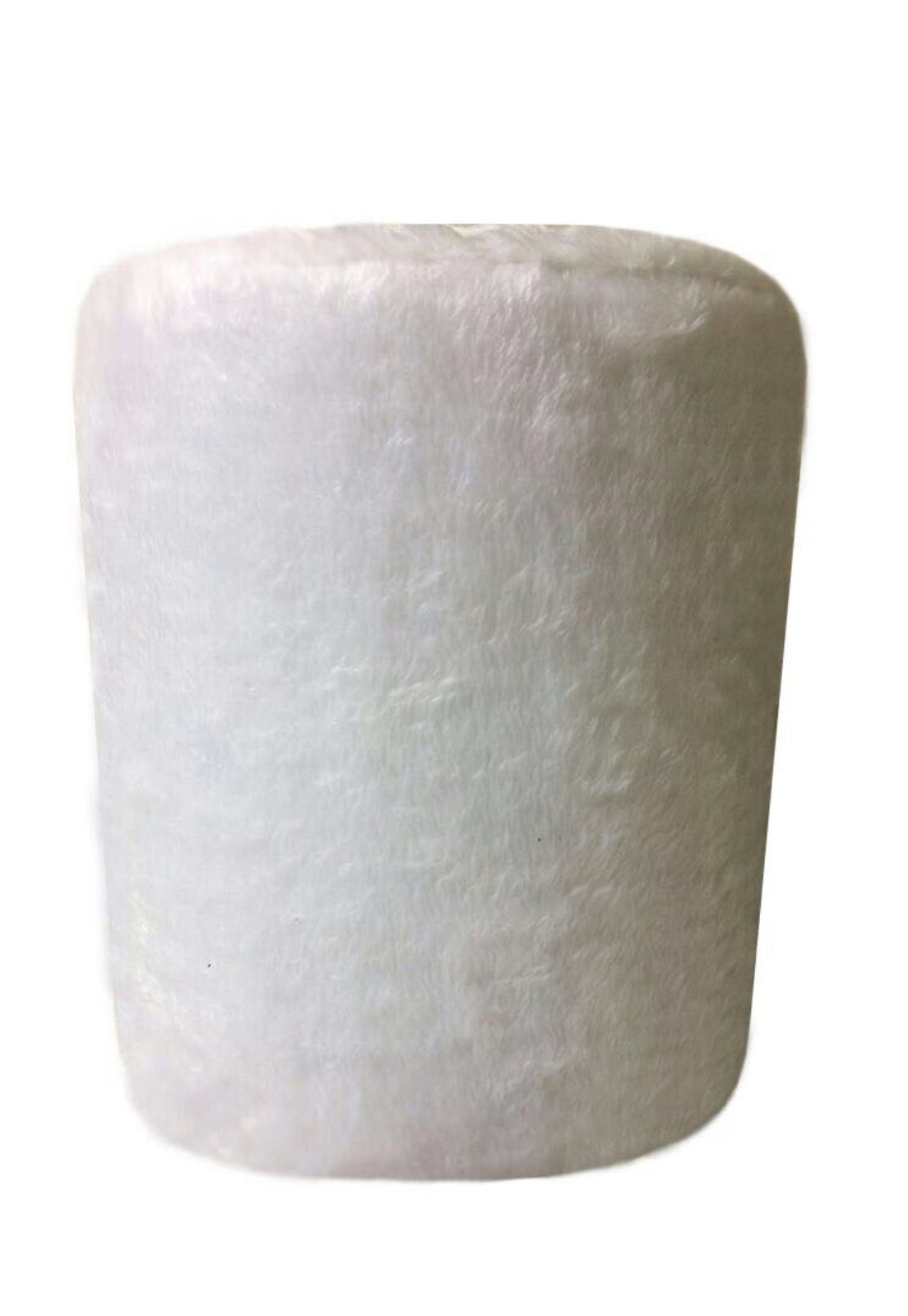 Puff Redondo Não é Segredo Astracan Pelúcia Branco Pé Fixo 40x45 NSPR07TA-F
