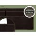 Sofá 4 Lugares Net Confort Assento Retrátil e Reclinável Chocolate 2,20m (L)