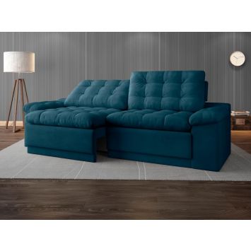 Sofá 4 Lugares Net Confort Assento Retrátil e Reclinável Royal 2,20m (L)