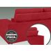 Sofá 4 Lugares Net Royale Assento Retrátil e Reclinável 2,30m (L) Vermelho – NETSOFAS