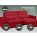 Sofá 5 Lugares Net Royale Assento Retrátil e Reclinável 2,50m (L)  Vermelho – NETSOFAS