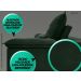 Sofá Bergamo 2,50m Assento Retrátil e Reclinável Velosuede Verde - NETSOFAS