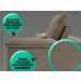 Sofá Bergamo 2,90m Assento Retrátil e Reclinável Velosuede Capuccino - NETSOFAS
