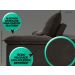 Sofá Bergamo 2,90m Assento Retrátil e Reclinável Velosuede Chocolate - NETSOFAS