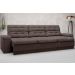 Sofá Brunello 2,30m Retrátil e Reclinável Velosuede Chocolate - NETSOFAS