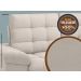 Sofá Confort  1,80m Assento Retrátil e Reclinável Velosuede Areia - NETSOFAS