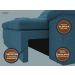 Sofá Confort  1,80m Assento Retrátil e Reclinável Velosuede Royal - NETSOFAS