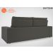 Sofá Daytona 2,00m Assento Retrátil e Reclinável Velosuede Cinza - NETSOFAS