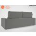 Sofá Daytona 2,00m Assento Retrátil e Reclinável Velosuede Grafite - NETSOFAS