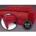 Sofá Jobim 2,30m Assento Retrátil e Reclinável Velosuede Vermelho - NETSOFAS