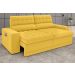 Sofá Omega 2,00m Assento Retrátil e Reclinável Velosuede Canário - NETSOFAS