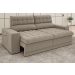 Sofá Omega 2,00m Assento Retrátil e Reclinável Velosuede Capuccino - NETSOFAS