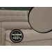 Sofá Omega 2,00m Assento Retrátil e Reclinável Velosuede Capuccino - NETSOFAS