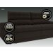Sofá Omega 2,00m Assento Retrátil e Reclinável Velosuede Chocolate - NETSOFAS