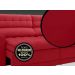 Sofá Omega 2,00m Assento Retrátil e Reclinável Velosuede Vermelho - NETSOFAS