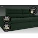 Sofá Omega 2,30m Assento Retrátil e Reclinável Velosuede Verde - NETSOFAS