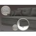 Sofá Palermo 2,20m Retrátil e Reclinável Velosuede Cinza - NETSOFAS