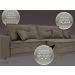 Sofá Palermo 2,20m Retrátil e Reclinável Velosuede Marrom - NETSOFAS