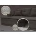 Sofá Palermo 2,40m Retrátil e Reclinável Velosuede Chocolate - NETSOFAS 