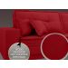 Sofá Palermo 2,80m Assento Retrátil e Reclinável Velosuede Vermelho - NETSOFAS