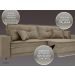 Sofá Palermo 2,80m Retrátil e Reclinável Velosuede Capuccino - NETSOFAS