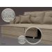 Sofá Palermo 2,80m Retrátil e Reclinável Velosuede Capuccino - NETSOFAS