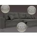 Sofá Palermo 2,80m Retrátil e Reclinável Velosuede Cinza - NETSOFAS 